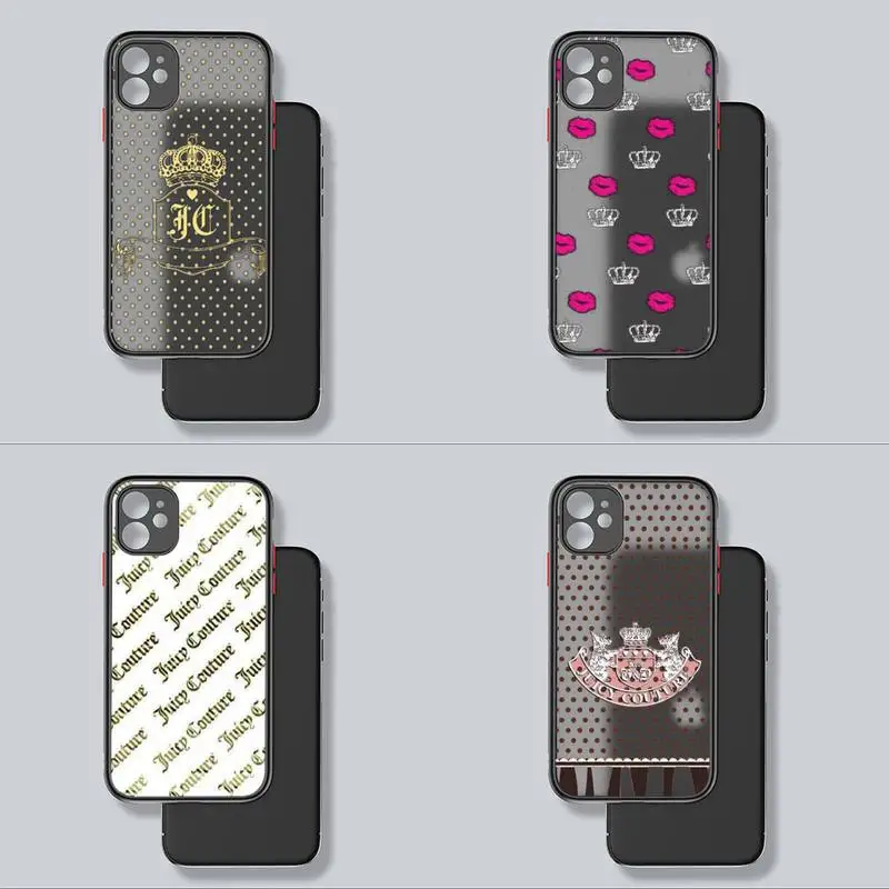 Juicyes Couture For Woman Phone Case Transparent Matte For IPhone7 8 11 12 S Mini Pro X XS XR MAX Plus Cover Shell
Juicyes Couture For Woman Phone Case Transparent Matte For IPhone7 8 11 12 S Mini Pro X XS XR MAX Plus Cover Shell
