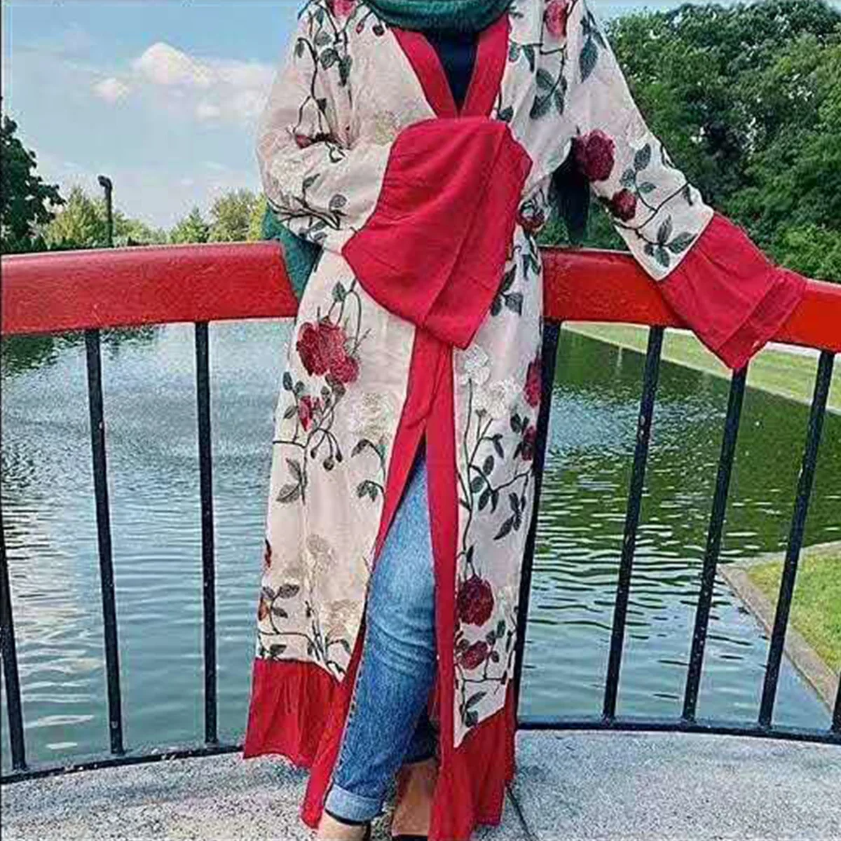 Мусульманское платье, мусульманская мода, Ближний Восток, ИД дуаби, абайя, турецкий халат, стильный мусульманский кардиган с вышивкой, Abya ...
Мусульманское платье, мусульманская мода, Ближний Восток, ИД дуаби, абайя, турецкий халат, стильный мусульманский кардиган с вышивкой, Abya ...