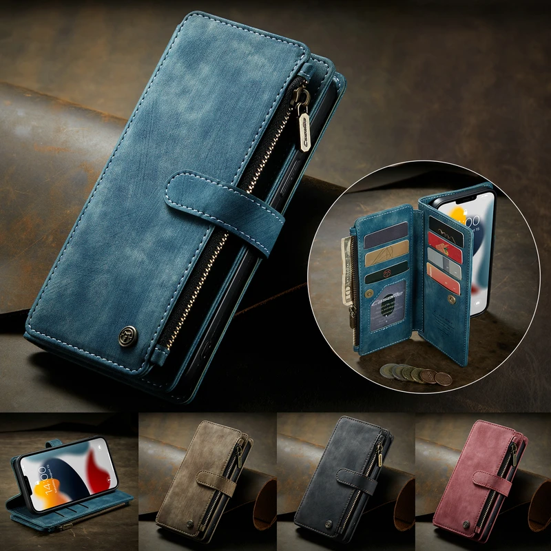 Wallet Leather Case For iPhone 13 12 11 Pro mini 7 8 Plus x xs max Luxury Magnetic Phone Case Shockproof Fundas with Card Slots
Wallet Leather Case For iPhone 13 12 11 Pro mini 7 8 Plus x xs max Luxury Magnetic Phone Case Shockproof Fundas with Card Slots