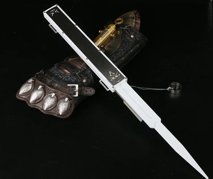 Metal Blade Hidden Blade Sleeve Sword Action Figure Hidden Blade Stainless Steel Weapon Sleeve Sword Can Pop Up Kids Toys
Metal Blade Hidden Blade Sleeve Sword Action Figure Hidden Blade Stainless Steel Weapon Sleeve Sword Can Pop Up Kids Toys