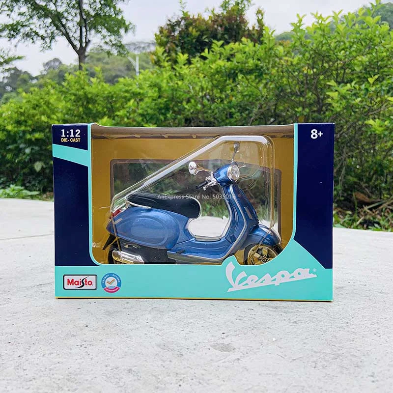 Maisto 1:12 Piaggio Vespa Primavera 150 Die-cast alloy motorcycle model car models collection gift toy tool
Maisto 1:12 Piaggio Vespa Primavera 150 Die-cast alloy motorcycle model car models collection gift toy tool