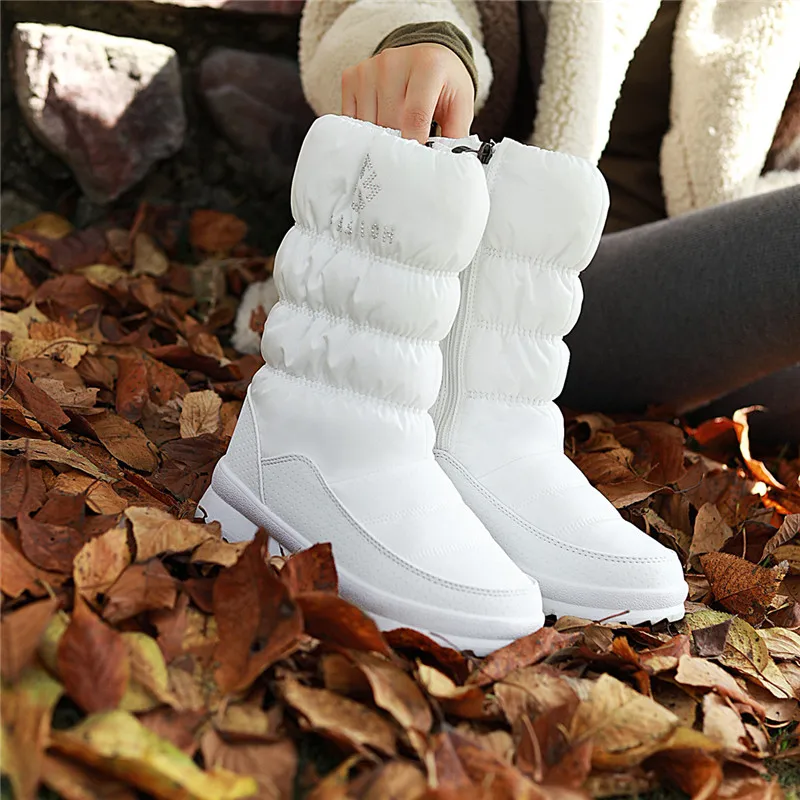 MoonMeek 2020 winter hot sale mid calf boots comfortable flat heel round toe ladies shoes black white ankle boots women
MoonMeek 2020 winter hot sale mid calf boots comfortable flat heel round toe ladies shoes black white ankle boots women