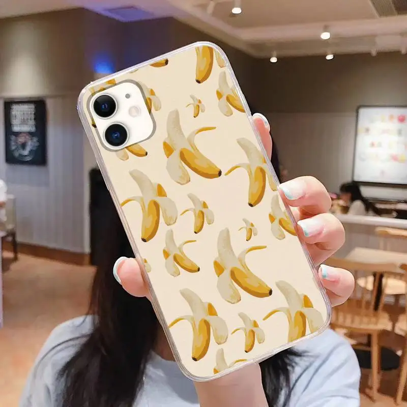 Interesting fruit banana Phone Case For iphone 5s 6 7 8 11 12 plus xsmax xr pro mini se Transparent Cover Fundas Coque
Interesting fruit banana Phone Case For iphone 5s 6 7 8 11 12 plus xsmax xr pro mini se Transparent Cover Fundas Coque
