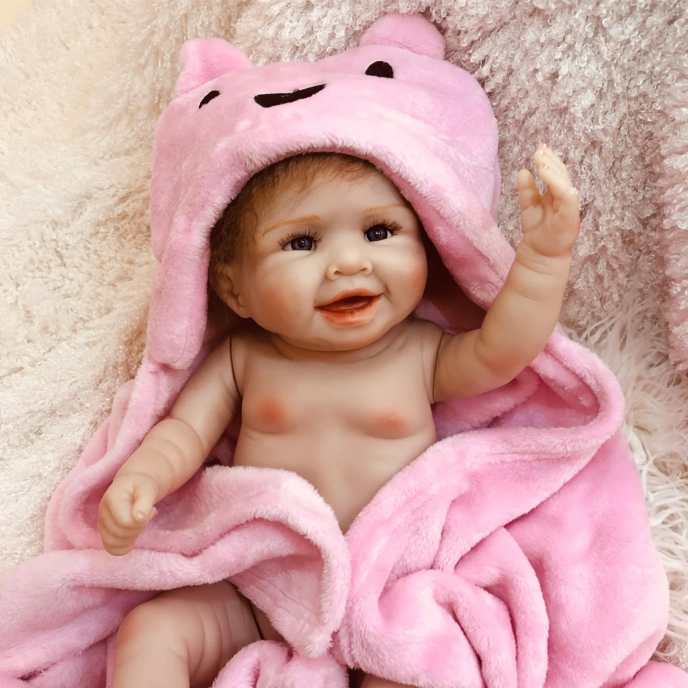 20inch Bebe Doll Reborn Full Body Silicone Baby Girl Alive Lifelike Soft Real Touch Cuddly Baby Doll Toys Gift
20inch Bebe Doll Reborn Full Body Silicone Baby Girl Alive Lifelike Soft Real Touch Cuddly Baby Doll Toys Gift