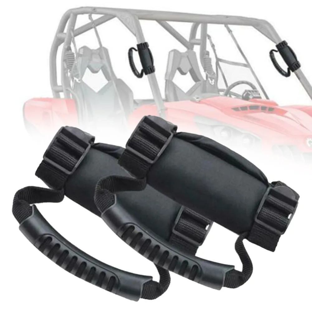 2pcs Universal Roll Cage Bar Handle Grab Rail Pull Grip Passenger Non-slip Safety Strap Adjustable Black Accessories For ATV UTV
2pcs Universal Roll Cage Bar Handle Grab Rail Pull Grip Passenger Non-slip Safety Strap Adjustable Black Accessories For ATV UTV