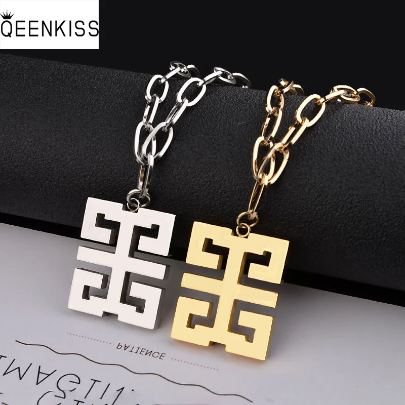 QEENKISS NC8116 2021 Fine Jewelry Wholesale Fashion Trendy Woman Man Birthday Wedding Gift Square XI Titanium Steel Necklace
QEENKISS NC8116 2021 Fine Jewelry Wholesale Fashion Trendy Woman Man Birthday Wedding Gift Square XI Titanium Steel Necklace
