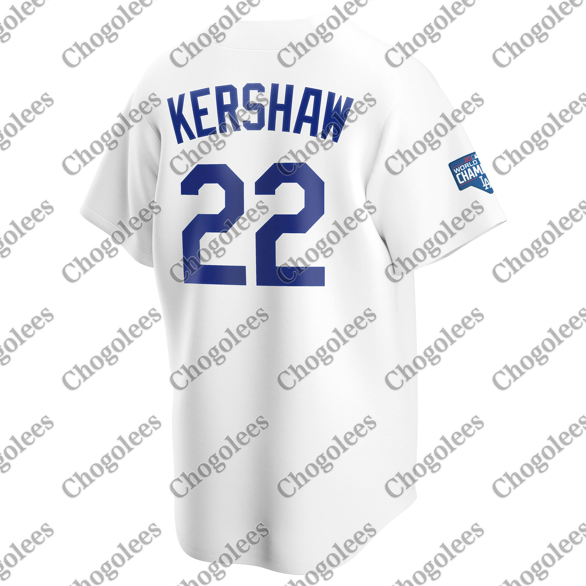 

Baseball Jersey Clayton Kershaw Los Angeles 2020 World Series Champions Home Patch Player Jersey
