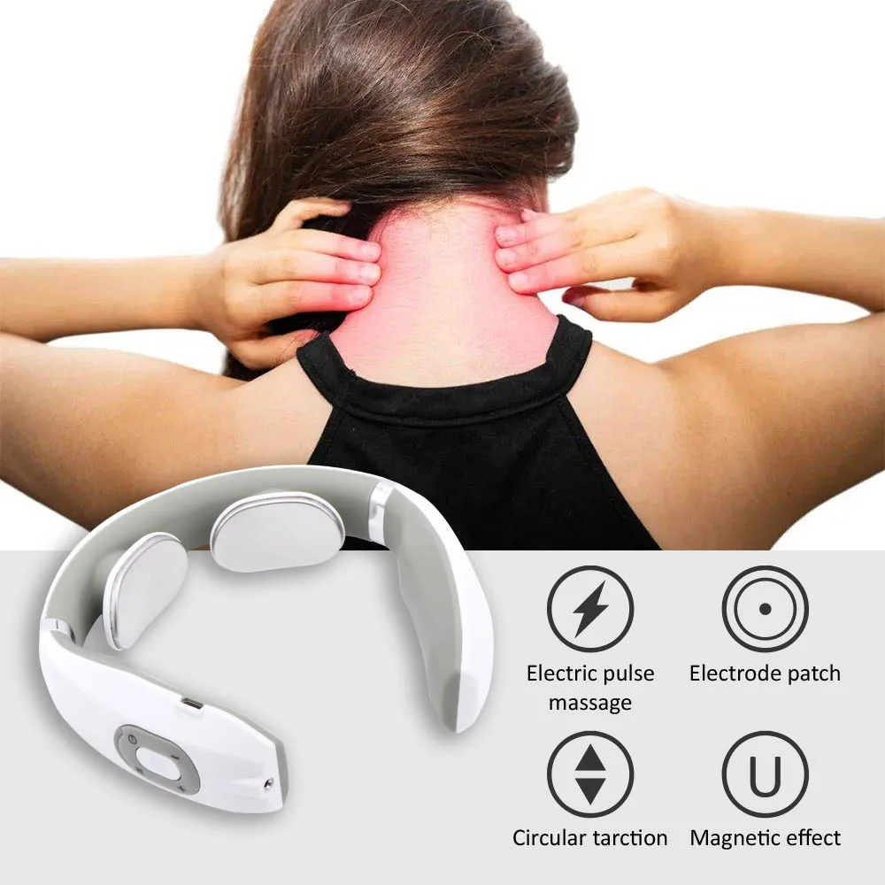Electric Pulse Neck Massager Cervical Traction Device Collar Therapy Pain Relief Stimulator Guasha Acupuncture Back Massage Tool
Electric Pulse Neck Massager Cervical Traction Device Collar Therapy Pain Relief Stimulator Guasha Acupuncture Back Massage Tool