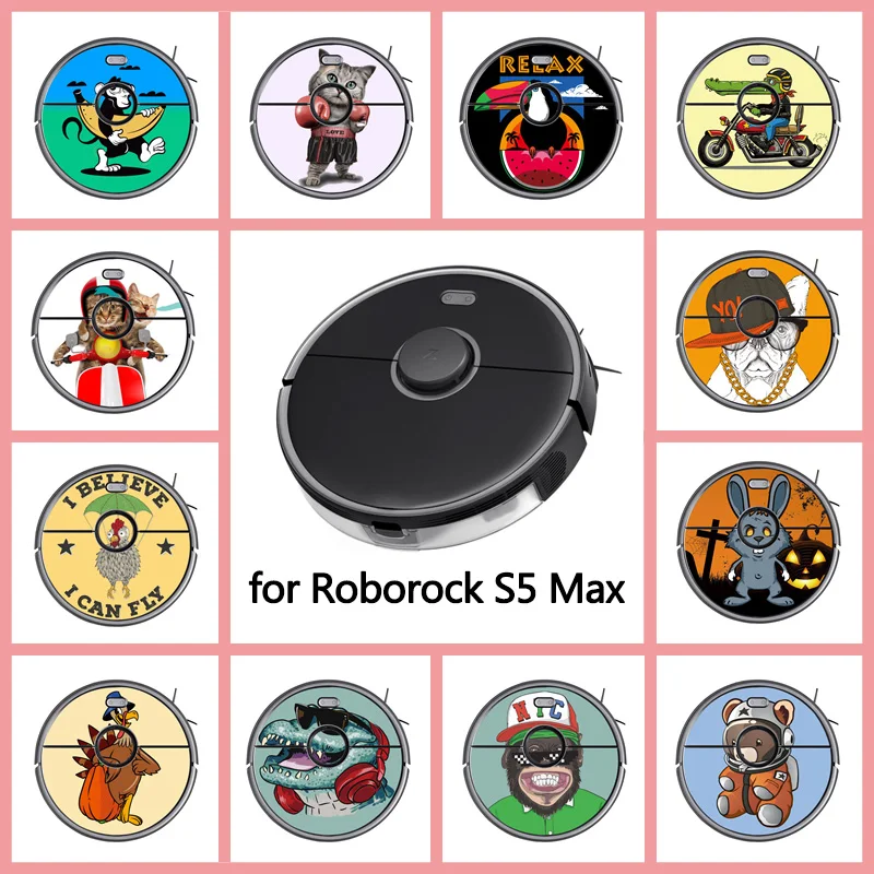 Provide Customized Custom Vinyl Animal Sticker for Roborock S5 MAX Robot Robotic Vacuum Cleaner Skin Spare Parts Accessories 
Provide Customized Custom Vinyl Animal Sticker for Roborock S5 MAX Robot Robotic Vacuum Cleaner Skin Spare Parts Accessories