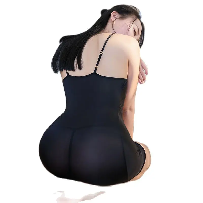 Sexy Perspective Tempt Princesse Petticoat Cute Girl High-elastic Glossy Backless Dress Tight One-piece See-through Slip Dress
Sexy Perspective Tempt Princesse Petticoat Cute Girl High-elastic Glossy Backless Dress Tight One-piece See-through Slip Dress