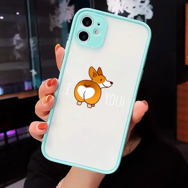 Corgi Funny Cute Dog Phone Case Clear Funda matte transparent For blue iPhone 7 8 x xs xr 11 12 pro plus max mini
Corgi Funny Cute Dog Phone Case Clear Funda matte transparent For blue iPhone 7 8 x xs xr 11 12 pro plus max mini