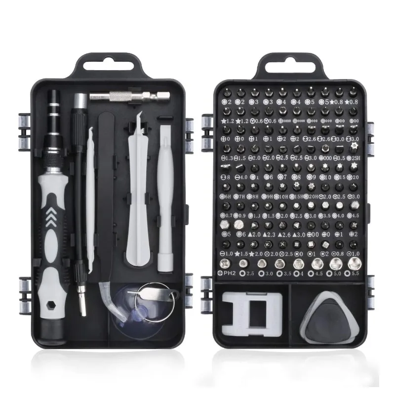 Screwdriver Set 115 in 1 Precision Screwdriver Set Repair Tool Magnetic Professional Removable Tool for Mobile Phone Laptop PC
Screwdriver Set 115 in 1 Precision Screwdriver Set Repair Tool Magnetic Professional Removable Tool for Mobile Phone Laptop PC