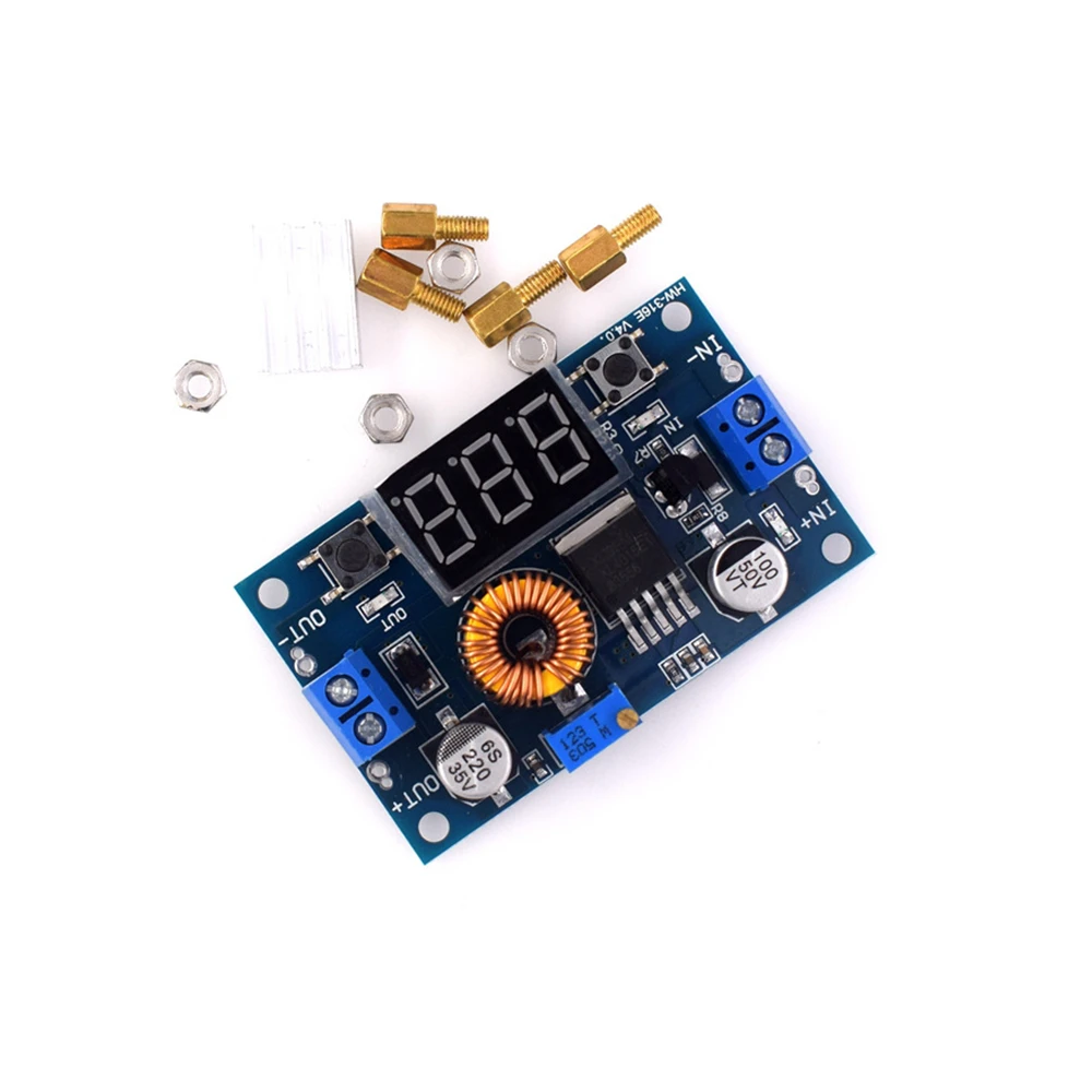 5A 75W XL4015 DC-DC Converter Adjustable Step-Down Module 4.0-38V To 1.25V-36V Adjustable Power Supply
5A 75W XL4015 DC-DC Converter Adjustable Step-Down Module 4.0-38V To 1.25V-36V Adjustable Power Supply