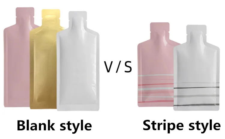 100 шт. маленькие розовые/белые/Золотые пакеты в форме бутылки из алюминиевой