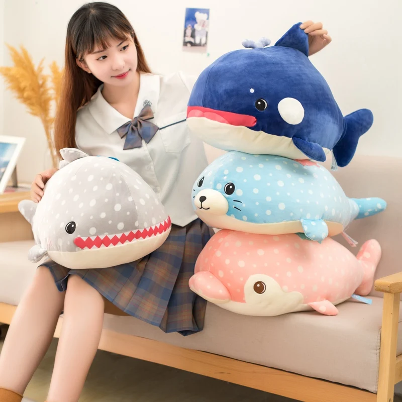 60cm high-quality marine animal whale plush toy pillow doll doll birthday gift for children boy and girl friends
60cm high-quality marine animal whale plush toy pillow doll doll birthday gift for children boy and girl friends