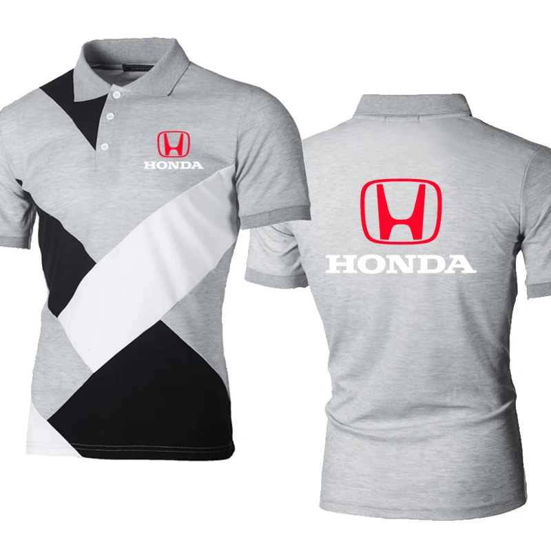 Fashion casual Men's POLO shirt HONDA Car Logo printing Summer Splicing Cotton High Quality Men's short sleeve
Fashion casual Men's POLO shirt HONDA Car Logo printing Summer Splicing Cotton High Quality Men's short sleeve