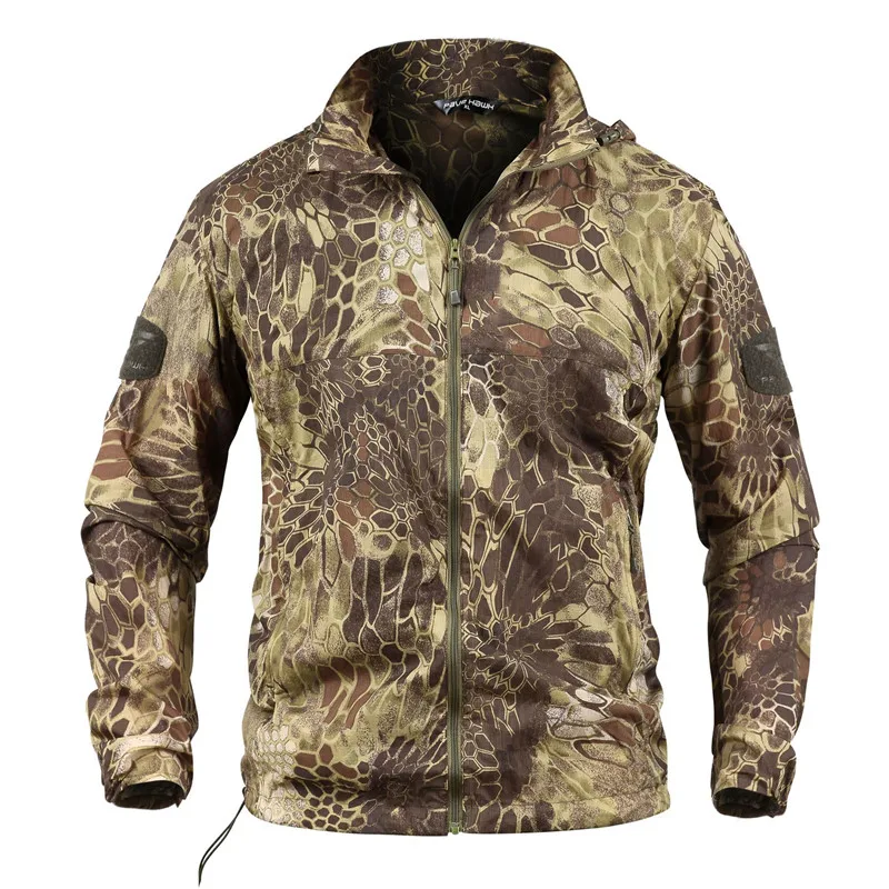 Summer Quick Dry Tactical Skin Jacket Men Portable Hooded Coat Thin Windbreaker Sunscreen Waterproof Army Military Jacket
Summer Quick Dry Tactical Skin Jacket Men Portable Hooded Coat Thin Windbreaker Sunscreen Waterproof Army Military Jacket