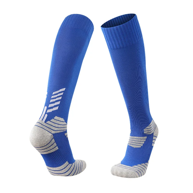 Men's Autumn Winter Soccer Socks Knee High Stockings Blue Thick Anti Slip Football Sports Socks School Teams for Youth and Women
Men's Autumn Winter Soccer Socks Knee High Stockings Blue Thick Anti Slip Football Sports Socks School Teams for Youth and Women