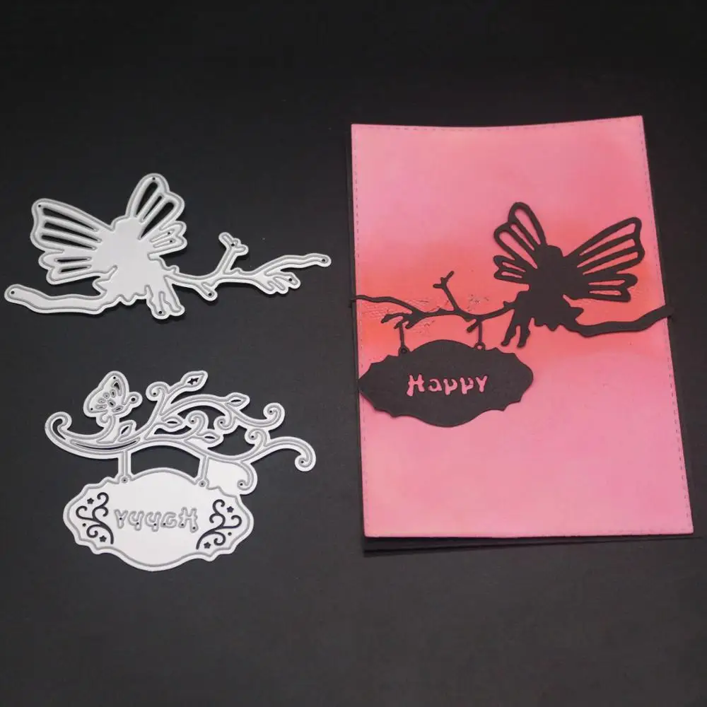 Happy little fairy Metal Cutting Dies for Scrapbooking Photo Album Embossing DIY Paper Cards Making Decorative Stencil Craft
Happy little fairy Metal Cutting Dies for Scrapbooking Photo Album Embossing DIY Paper Cards Making Decorative Stencil Craft