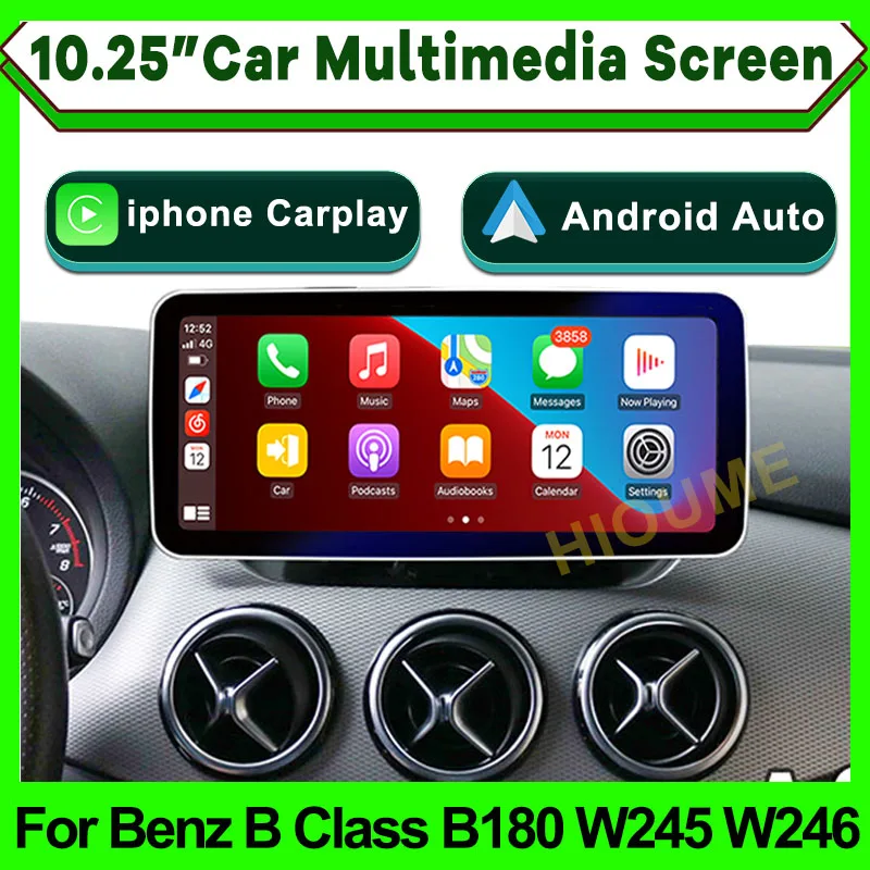 10.25" Wrieless Apple CarPlay Android Auto Car Multimedia Screen for Mercedes Benz B Class B180 W245 W246 Head Unit Linux
10.25" Wrieless Apple CarPlay Android Auto Car Multimedia Screen for Mercedes Benz B Class B180 W245 W246 Head Unit Linux