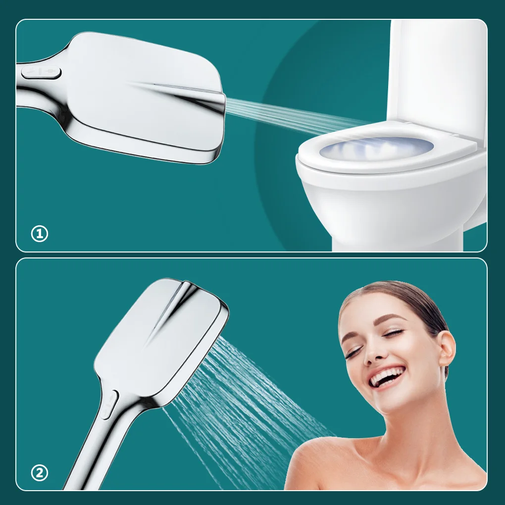 RecabLeght Shower Head High Pressure Bathroom Accessories Rainfall Water Saving Nozzle 4 Modes Pressurized Adjustable Plastic
RecabLeght Shower Head High Pressure Bathroom Accessories Rainfall Water Saving Nozzle 4 Modes Pressurized Adjustable Plastic
