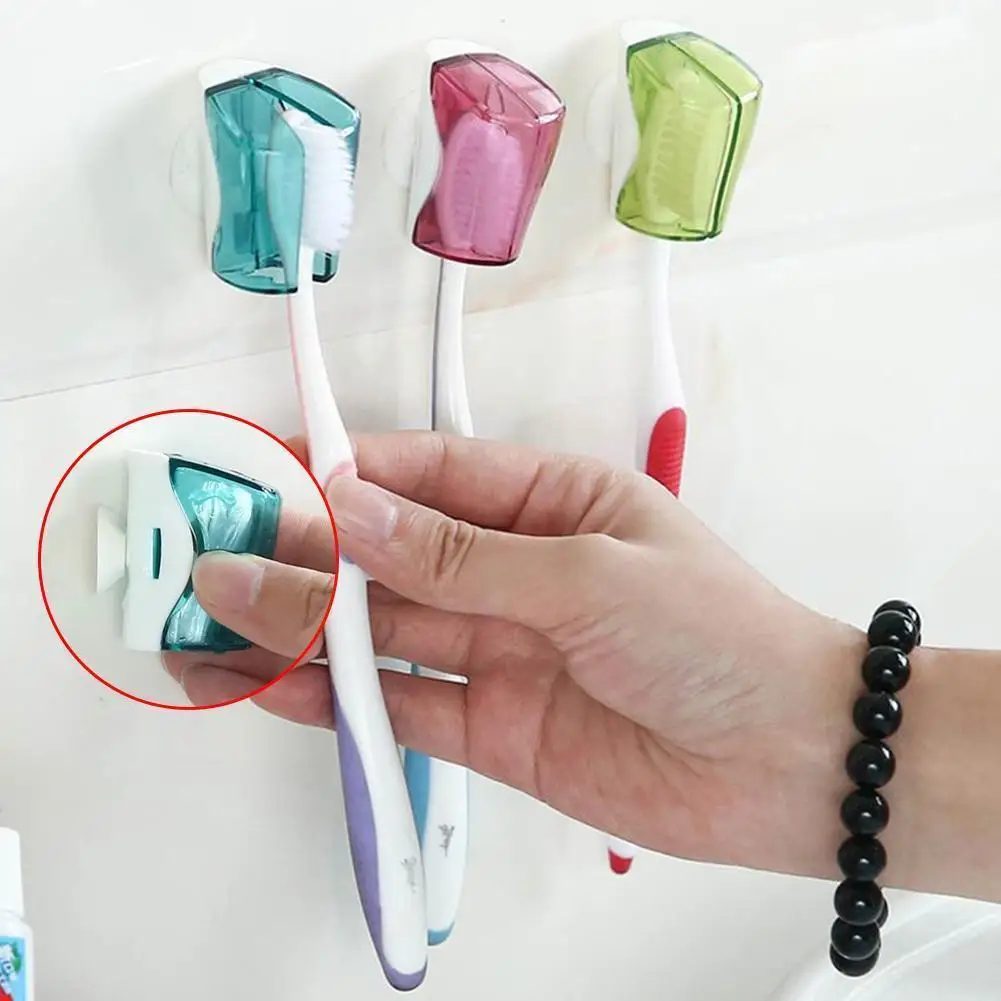 3 Piece/Set Suction Cup Toothbrush Holder Toothbrush Mount Home Cover Rack Supplies Wall Storage Product Bathroom B1J7
3 Piece/Set Suction Cup Toothbrush Holder Toothbrush Mount Home Cover Rack Supplies Wall Storage Product Bathroom B1J7