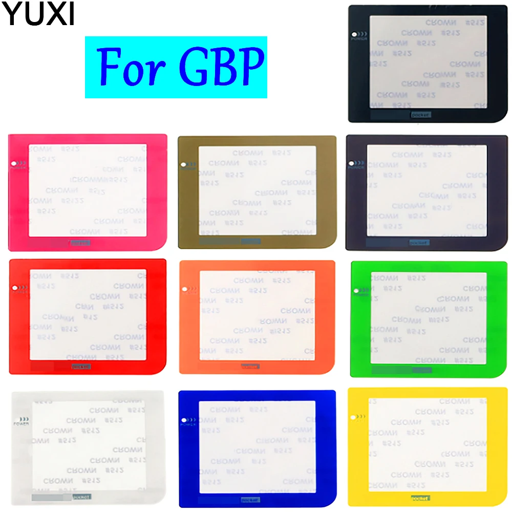 YUXI 10pcs Good quality Colorful Replacement plastic protective screen lens with logo for Gameboy Pocket GBP
YUXI 10pcs Good quality Colorful Replacement plastic protective screen lens with logo for Gameboy Pocket GBP