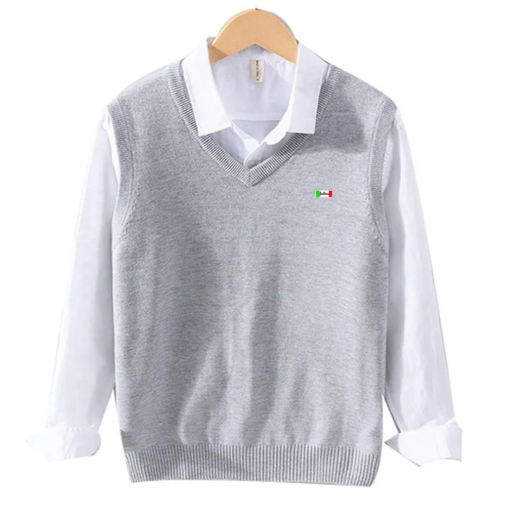 100% Cotton Pullovers Vest Mens Sweater Spring Autumn V Neck Slim Vest Warm Sleeveless Sweater Slim Style Casual M-3XL PL8501
100% Cotton Pullovers Vest Mens Sweater Spring Autumn V Neck Slim Vest Warm Sleeveless Sweater Slim Style Casual M-3XL PL8501
