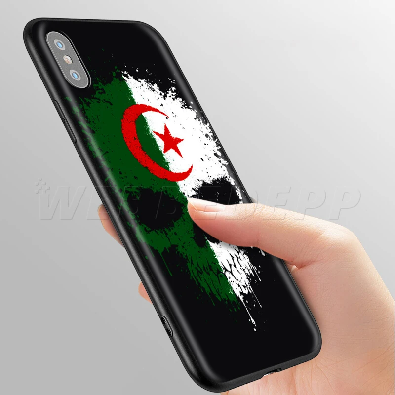 Webbedepp чехол с национальным флагом Алжира для Apple iPhone 12 Mini 11 Pro XS Max XR X 8 7 6 6S Plus 5 5S SE |