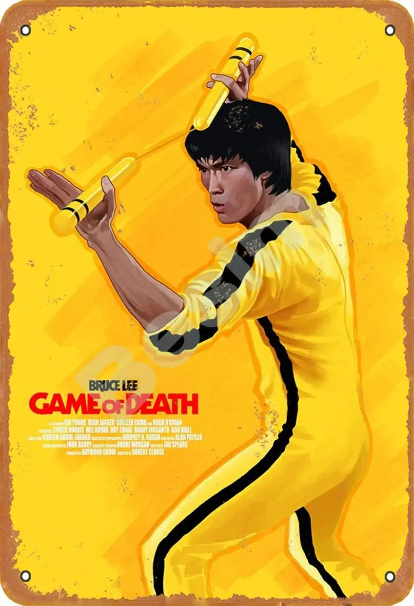 Besim Bruce Lee Game of Death Classic Vintage Metal Tin Signs for Cafe Pub Kitchen Street Home Retro Wall Decoration
Besim Bruce Lee Game of Death Classic Vintage Metal Tin Signs for Cafe Pub Kitchen Street Home Retro Wall Decoration