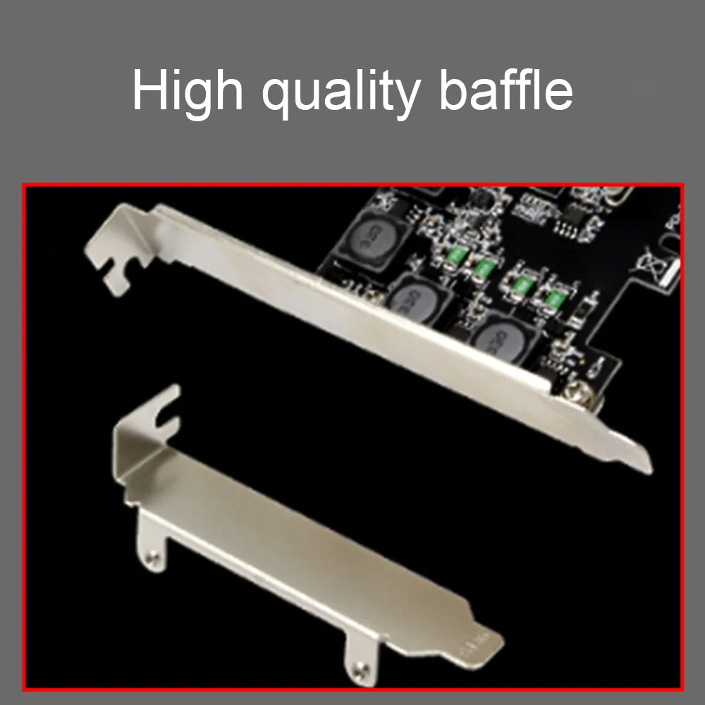 PCI Express Card PCI-E to USB 3.0 Dual 19/20 Pin Interface PCI-E Expansion Card High Speed Data Transfer Adapter
PCI Express Card PCI-E to USB 3.0 Dual 19/20 Pin Interface PCI-E Expansion Card High Speed Data Transfer Adapter