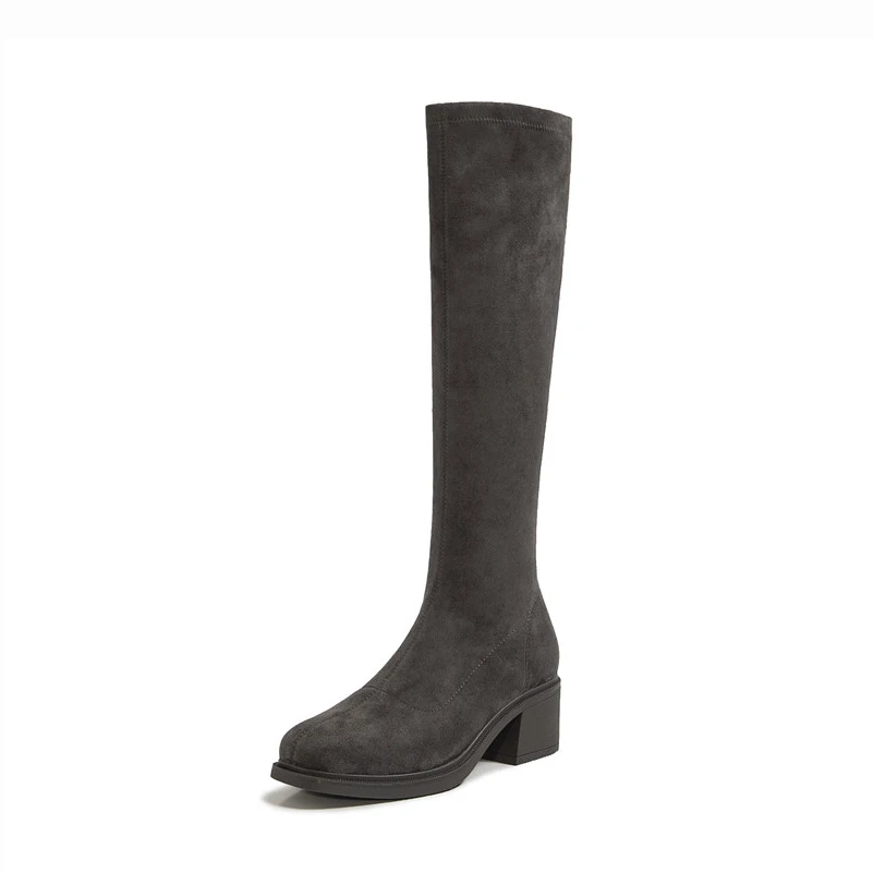 ANNYMOLI High Heel Woman Boots Knee High Boots Chunky Heel Long Boots Square Toe Ladies Slim Stretch Shoes Autumn Winter Black
ANNYMOLI High Heel Woman Boots Knee High Boots Chunky Heel Long Boots Square Toe Ladies Slim Stretch Shoes Autumn Winter Black