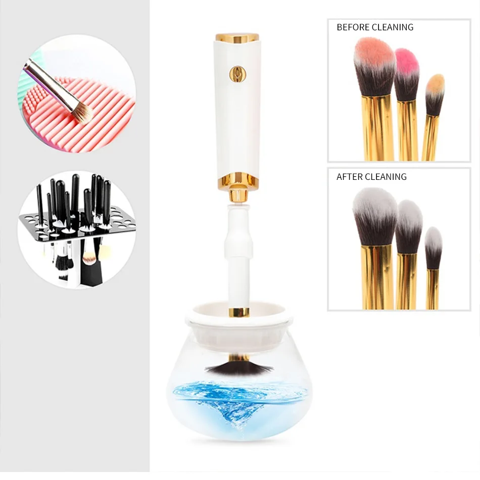 Makeup Brush Cleaning Artifact 10 Seconds Quick-drying Electric Lazy Automatic Spin-drying Silicone Machine
Makeup Brush Cleaning Artifact 10 Seconds Quick-drying Electric Lazy Automatic Spin-drying Silicone Machine
