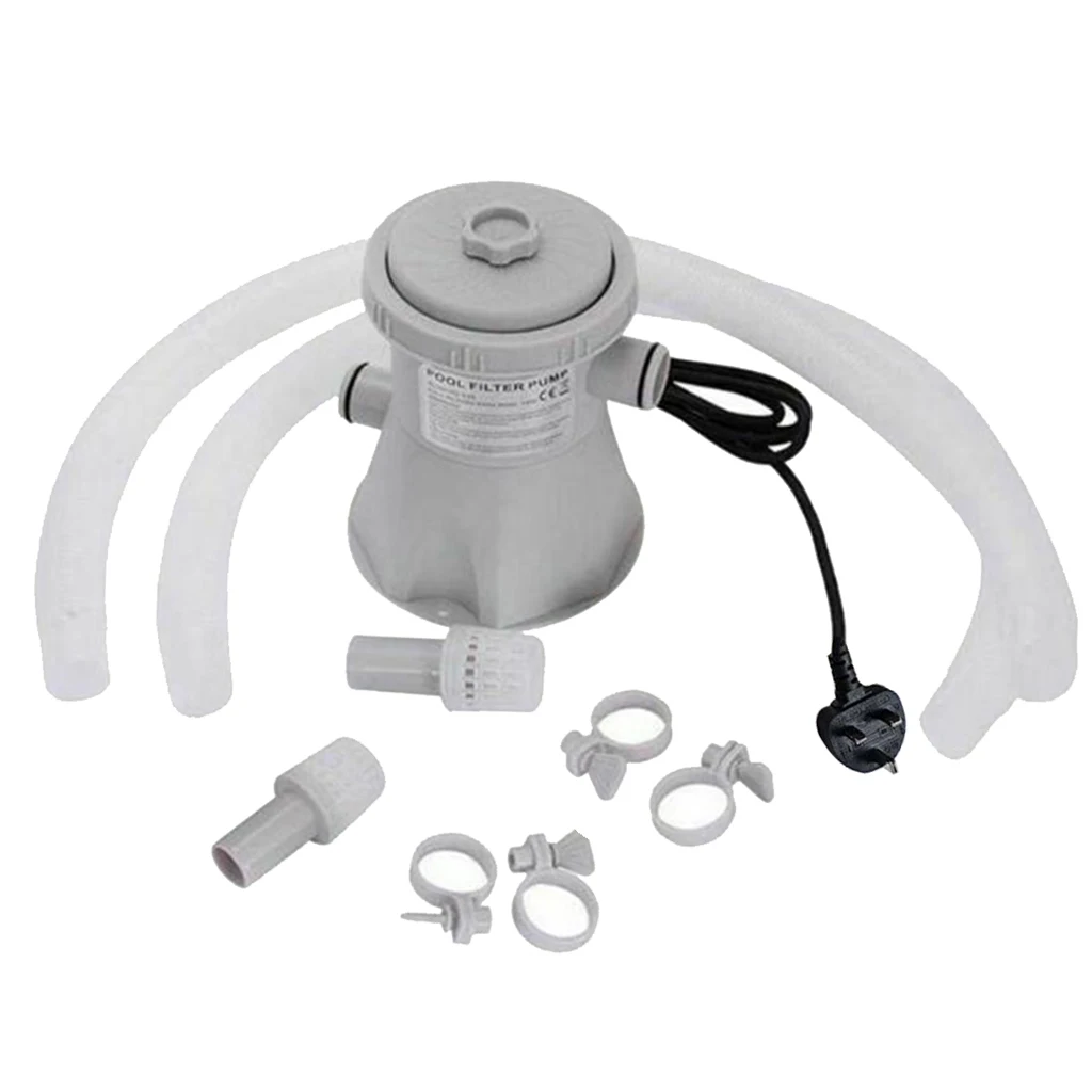 220V Electric Swimming Pool Filter Pump For Pools Reusable with Accs UK Plug
220V Electric Swimming Pool Filter Pump For Pools Reusable with Accs UK Plug