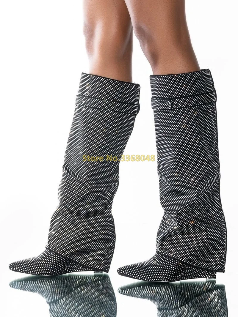 Black Wedge Boots Knee High Maintenance Sexy Pointed Toe Slip On New Arrivals 2022 Studded Runway Dress Women Boots
Black Wedge Boots Knee High Maintenance Sexy Pointed Toe Slip On New Arrivals 2022 Studded Runway Dress Women Boots