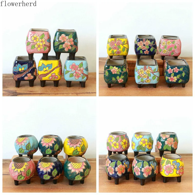 5pcs Ceramic Succulent Flower Pot Hand-painted Strawberry Succulent Flower Pot Garden Decoration Pot Nursery Pots Hydroponics
5pcs Ceramic Succulent Flower Pot Hand-painted Strawberry Succulent Flower Pot Garden Decoration Pot Nursery Pots Hydroponics