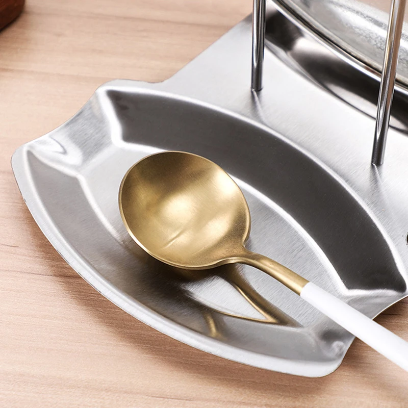 Newly Spoon Rest and Pot Lid Holder Stainless Steel Rack Shelf Stand Holder Utensil Rest Organizer Kitchen Tool VA88
Newly Spoon Rest and Pot Lid Holder Stainless Steel Rack Shelf Stand Holder Utensil Rest Organizer Kitchen Tool VA88