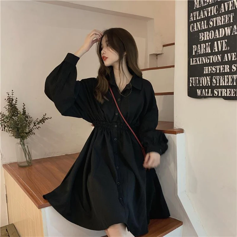 Woman Dress Long Sleeve Preppy Style Solid Sweet undefined Dresses Simple Elegant Pleated Japanese Students Womens Streetwear
Woman Dress Long Sleeve Preppy Style Solid Sweet undefined Dresses Simple Elegant Pleated Japanese Students Womens Streetwear