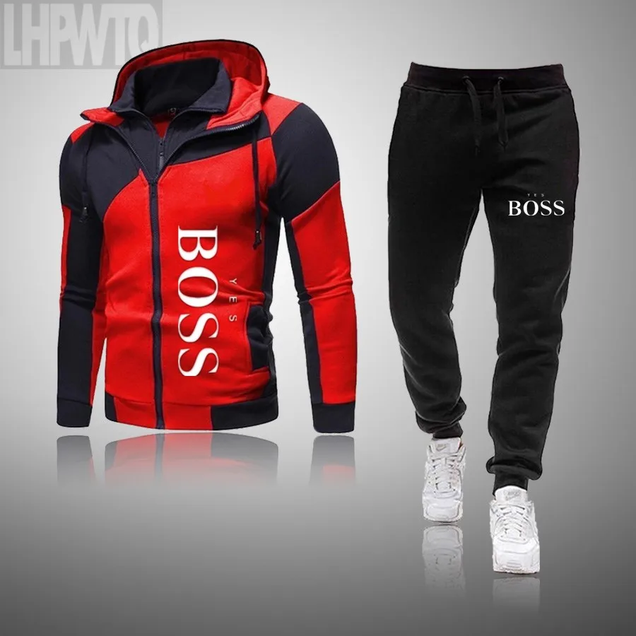 Men Yes Boss Print Suit Two Pieces Set Men's Hoodies Sweatshirt+Pants Male Hoody Jogging Tracksuit Men Sportswear Brand Outfit
Men Yes Boss Print Suit Two Pieces Set Men's Hoodies Sweatshirt+Pants Male Hoody Jogging Tracksuit Men Sportswear Brand Outfit