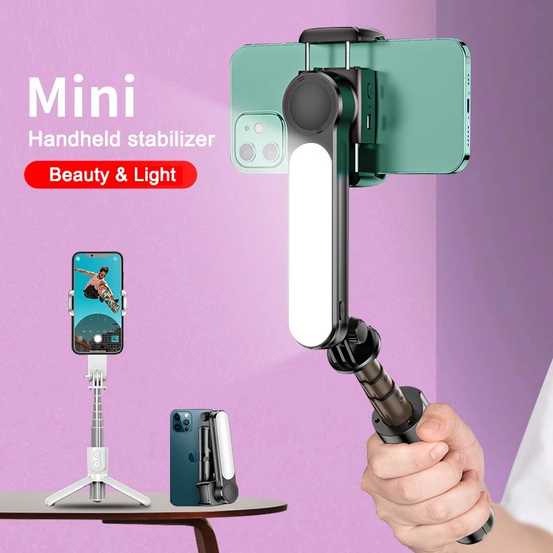 1 Axis Gimbal Handheld Stabilizer Mini Wireless Bluetooth Selfie Stick with Light for Smartphone Cellphone Video Record Action
1 Axis Gimbal Handheld Stabilizer Mini Wireless Bluetooth Selfie Stick with Light for Smartphone Cellphone Video Record Action