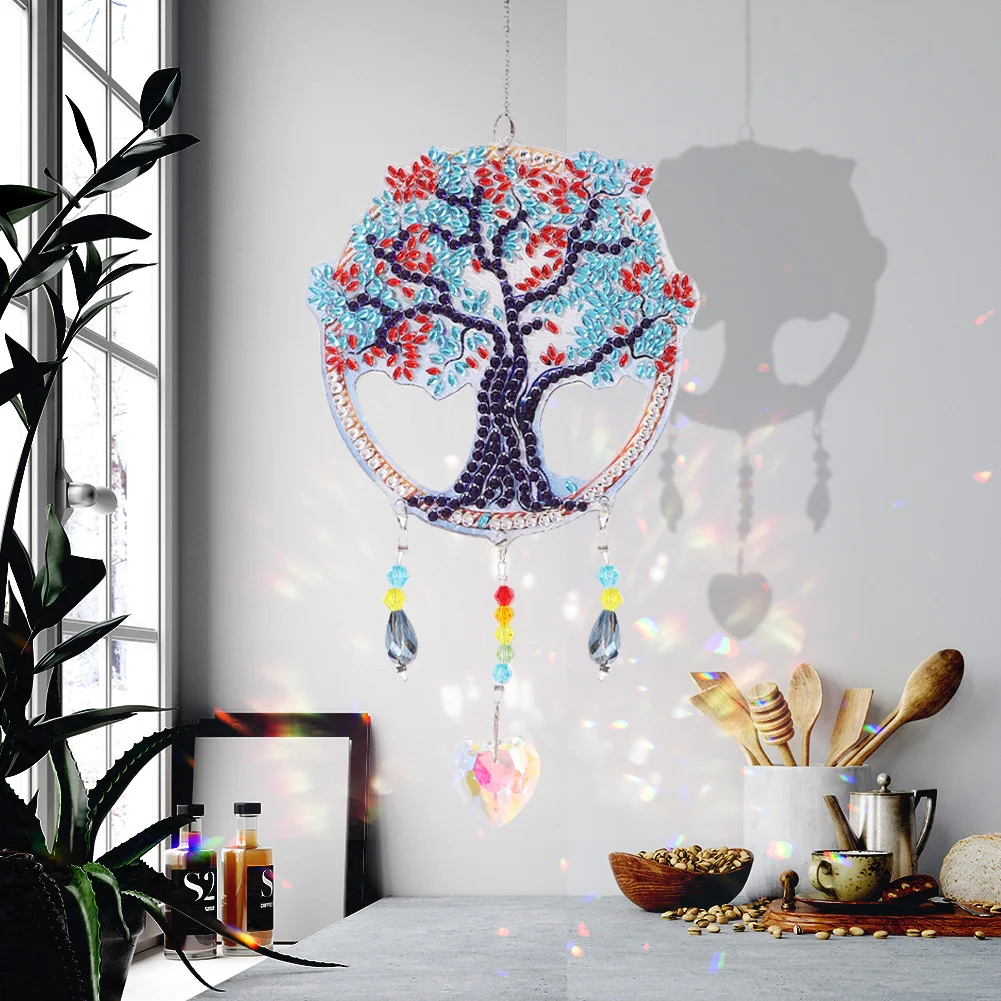 Crystal Wind Chime Star Moon Sun Pendant Dream Sun catchers Plated Colorful Beads Hanging Drop for Outdoor Garden Windchimes
Crystal Wind Chime Star Moon Sun Pendant Dream Sun catchers Plated Colorful Beads Hanging Drop for Outdoor Garden Windchimes