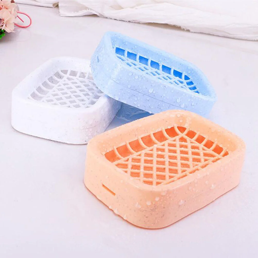 Creative Double Soap Holder Box Shape Soap Container Soap Dish Supplies Soap Drying Tools (Blue)
Creative Double Soap Holder Box Shape Soap Container Soap Dish Supplies Soap Drying Tools (Blue)