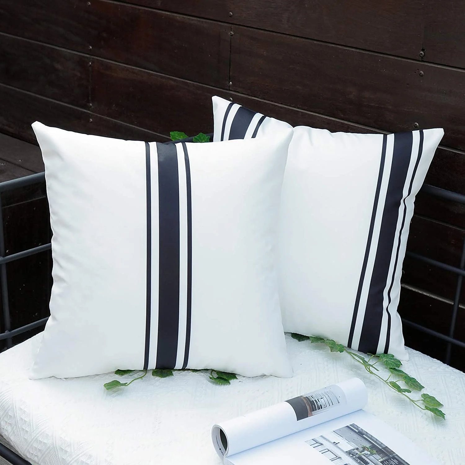 2 Pcs/Set Outdoor Pillow Covers Multicolor Striped Waterproof Cushion Cover Patio Garden Decorative Pillow Case Sofa Home Decor
2 Pcs/Set Outdoor Pillow Covers Multicolor Striped Waterproof Cushion Cover Patio Garden Decorative Pillow Case Sofa Home Decor