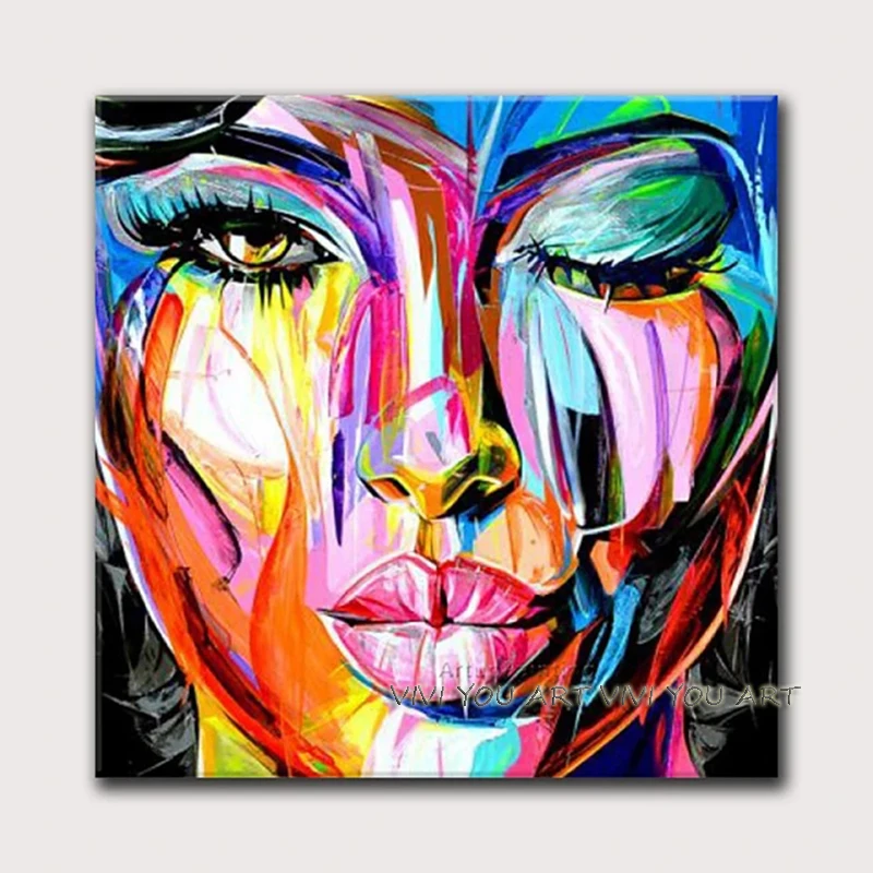 Handmade Wall Art Oil Painting hand painted portrait Wall Decor Knife Face Canvas Oil Painting Hand Painted painting picture art
Handmade Wall Art Oil Painting hand painted portrait Wall Decor Knife Face Canvas Oil Painting Hand Painted painting picture art