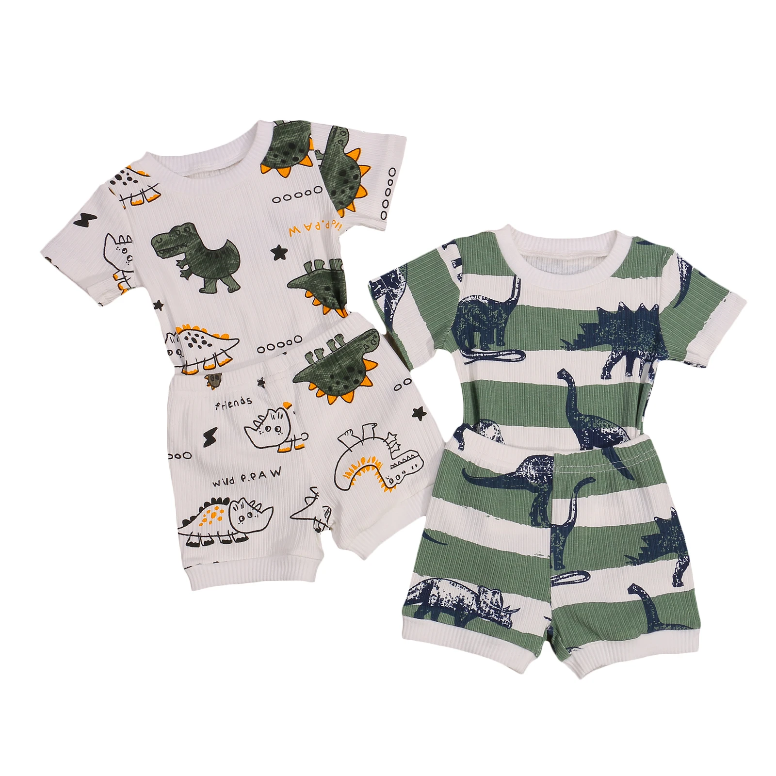 Toddler Infant Baby Boys Clothes Set Casual Dinosaur Print Short Sleeve Round Neck Romper + Shorts Summer Outfits 0-18M
Toddler Infant Baby Boys Clothes Set Casual Dinosaur Print Short Sleeve Round Neck Romper + Shorts Summer Outfits 0-18M