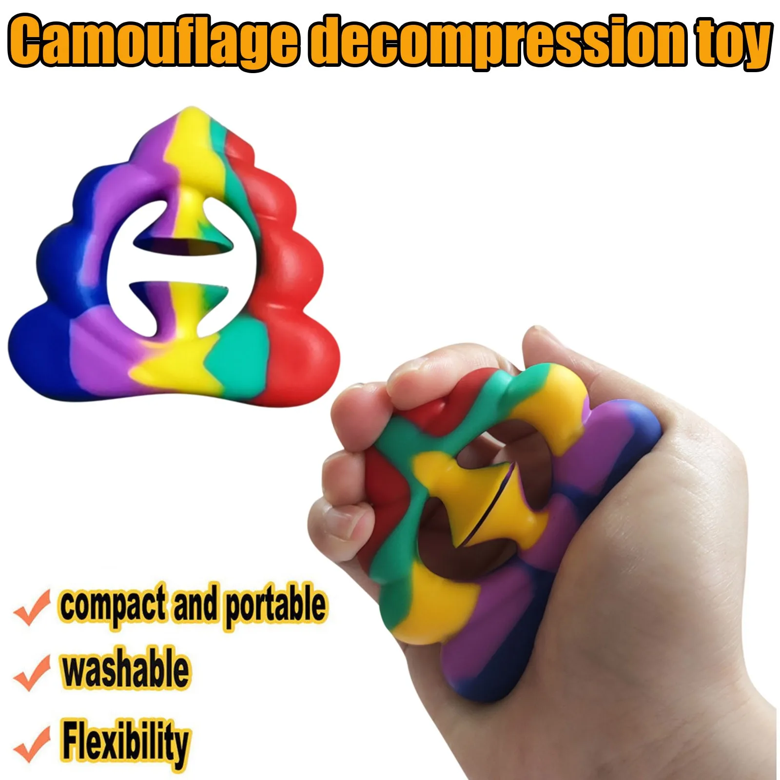 Fidget Toys Camouflage Silicone Suction Cup Rainbow Circle Vent Stress Relief Toy For Kids Adults Autism Decompression Antistres
Fidget Toys Camouflage Silicone Suction Cup Rainbow Circle Vent Stress Relief Toy For Kids Adults Autism Decompression Antistres