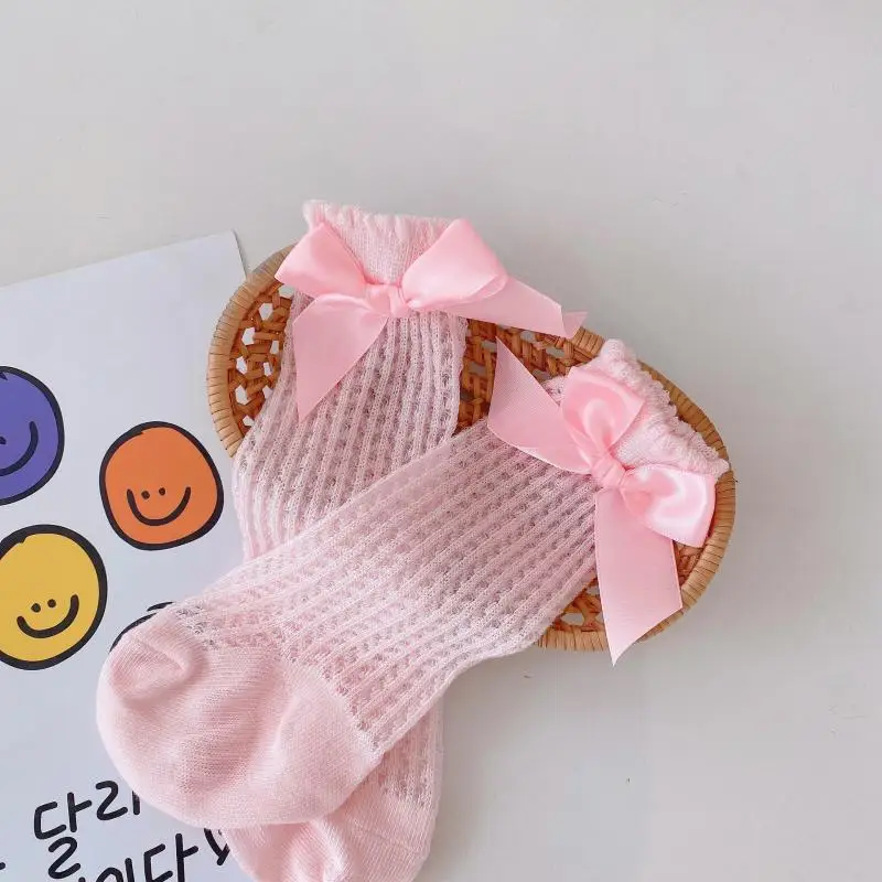 Korean Baby Summer Spring Girls Socks Toddler Baby Bowknot Mesh Breathable Socks Newborn Infant Baby Girls Sweet Socks 0-2 Years
Korean Baby Summer Spring Girls Socks Toddler Baby Bowknot Mesh Breathable Socks Newborn Infant Baby Girls Sweet Socks 0-2 Years