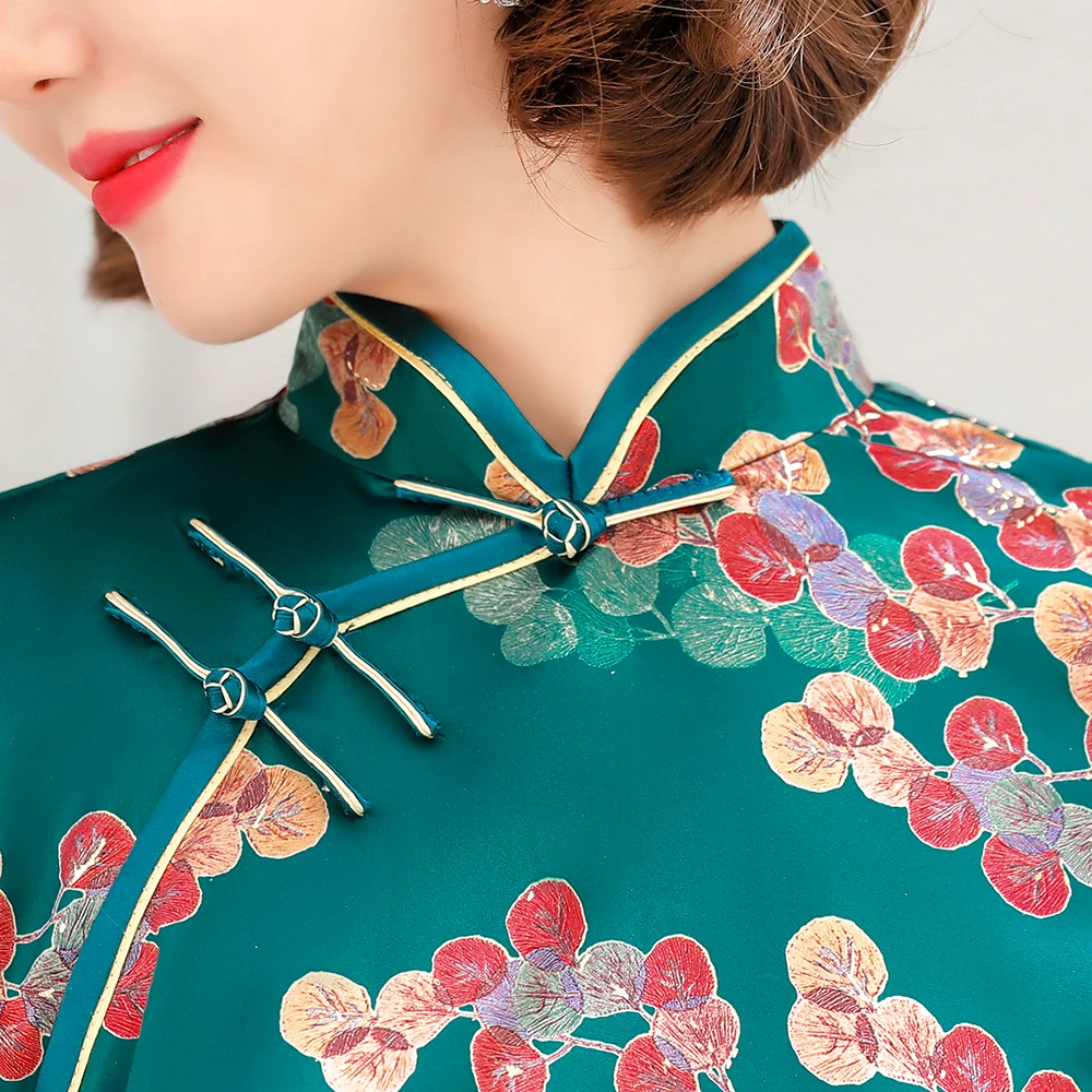 Plus Size Women Tang Coat Traditional Chinese Print Flower Tops Sexy Slim Shirt Soft Satin Blouse Vintage Classic Clothing 5XL
Plus Size Women Tang Coat Traditional Chinese Print Flower Tops Sexy Slim Shirt Soft Satin Blouse Vintage Classic Clothing 5XL
