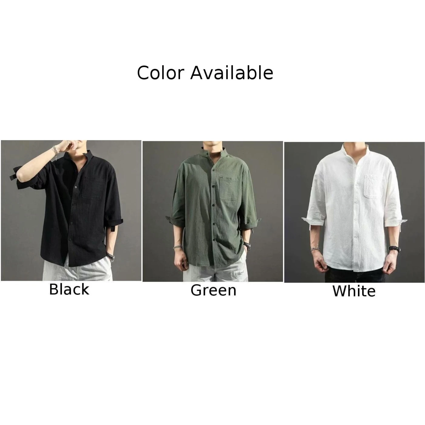 2021 New Men's Casual Blouse Cotton Linen Shirt Loose Tops Short Sleeve Tee Shirt Spring Autumn Summer Casual Handsome Men Shirt
2021 New Men's Casual Blouse Cotton Linen Shirt Loose Tops Short Sleeve Tee Shirt Spring Autumn Summer Casual Handsome Men Shirt