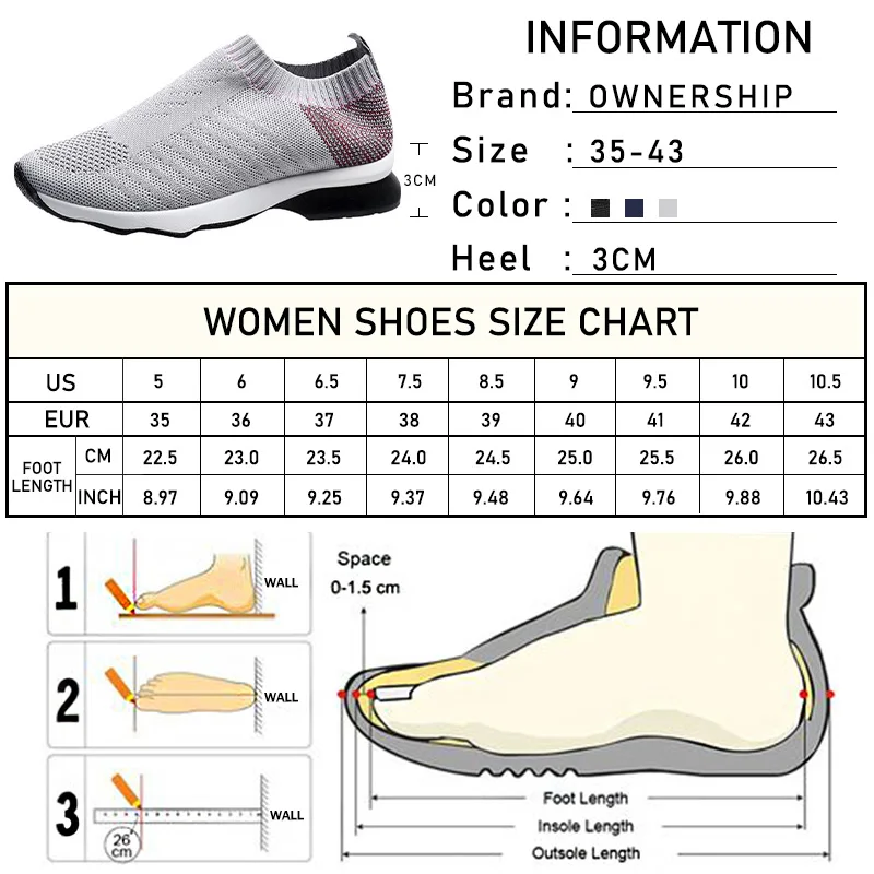 Women Vulcanized Mesh Breathable Sneakers Comfortable Sports Shoes Ladies Fashion Slip On Female Casual Footwear Plus Size 43 
Women Vulcanized Mesh Breathable Sneakers Comfortable Sports Shoes Ladies Fashion Slip On Female Casual Footwear Plus Size 43